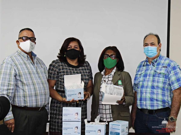 El Departamento de Cuarentena animal de la DIGEGA recibe mascarillas para control del COVID-19